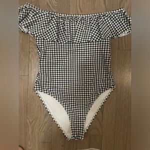 Cabana Del sol off the shoulder swimsuit size medium new